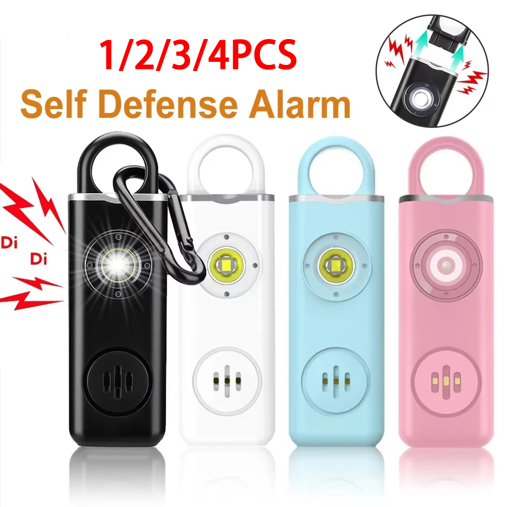 Personal Alarm Keychain - 130dB Zelfverdediging Alarm Dragen Schreeuw Luid