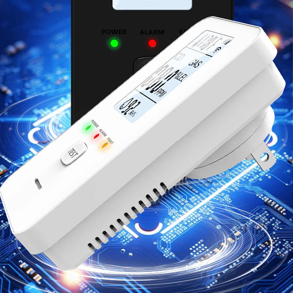 Co Detector Plug - Detector voor aardgas en koolmonoxide met