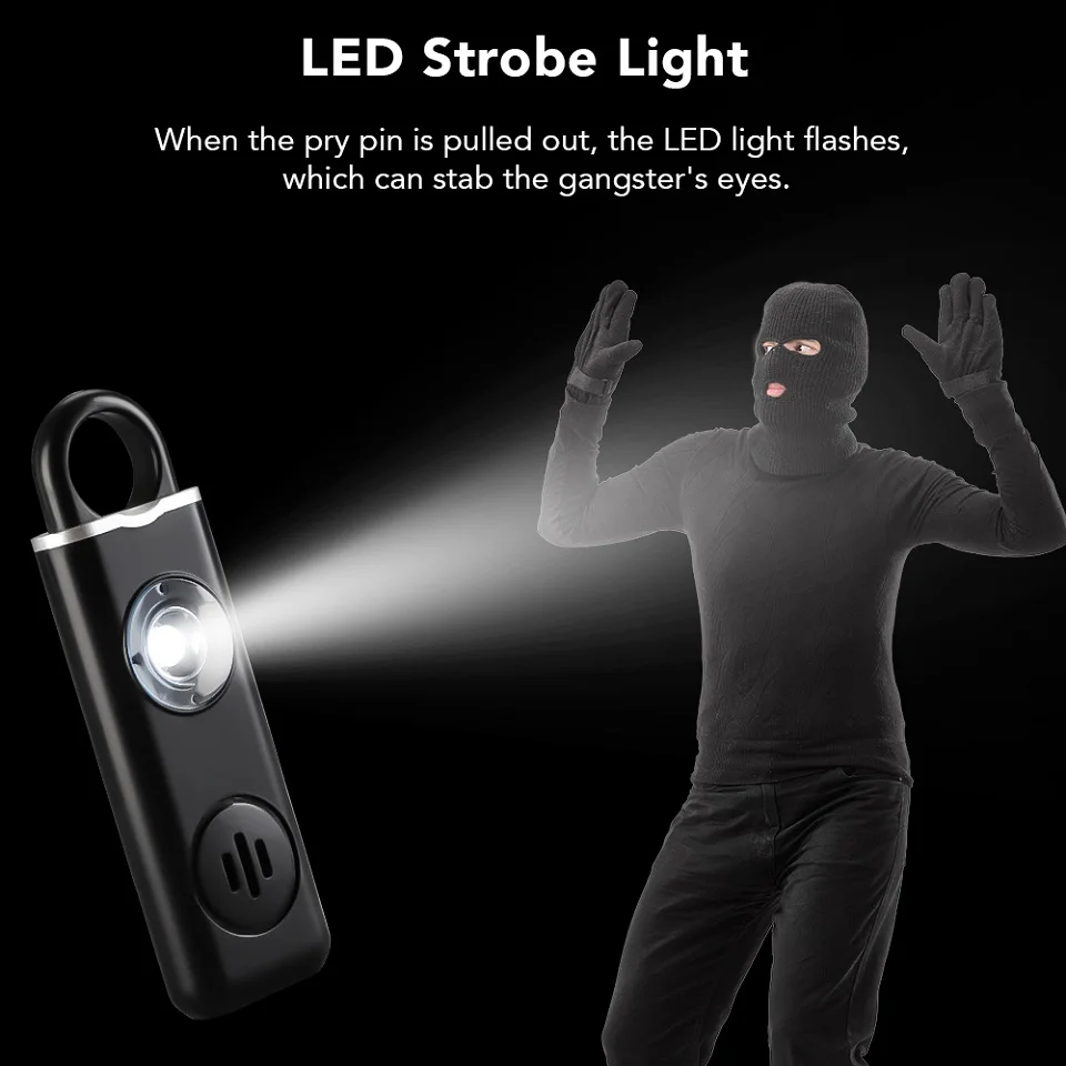 130dB Zelfverdediging Alarm Dr - Personal Alarm Keychain recensie en prijs