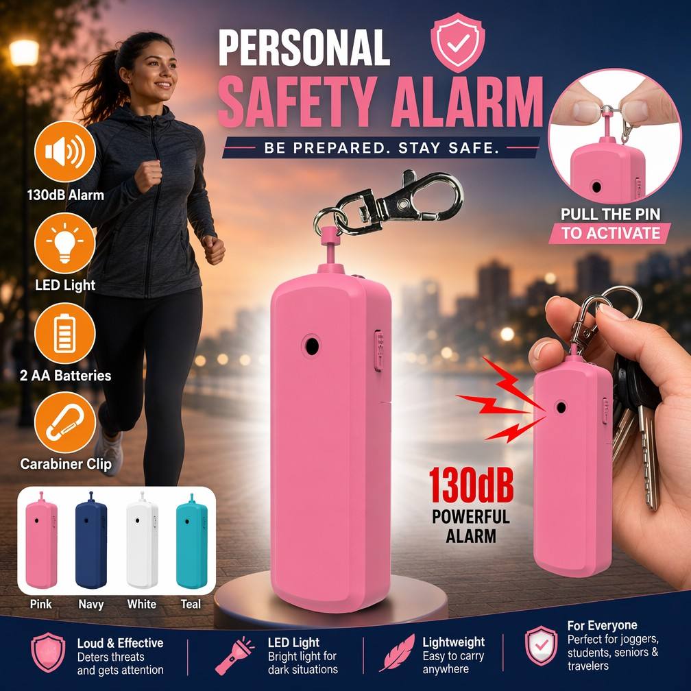 Draagbare 130dB anti-wolf alar - Personal Alarm Keychain recensie en prijs